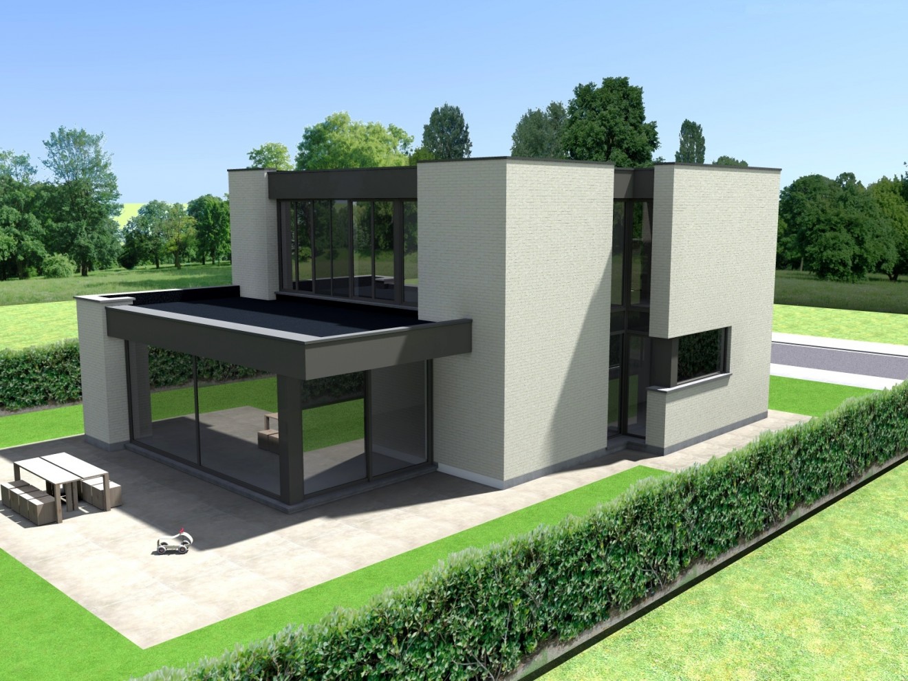 Architect- en ingenieursbureau Andries & Vuylsteke - Nieuwbouwwoning  Merelbeke