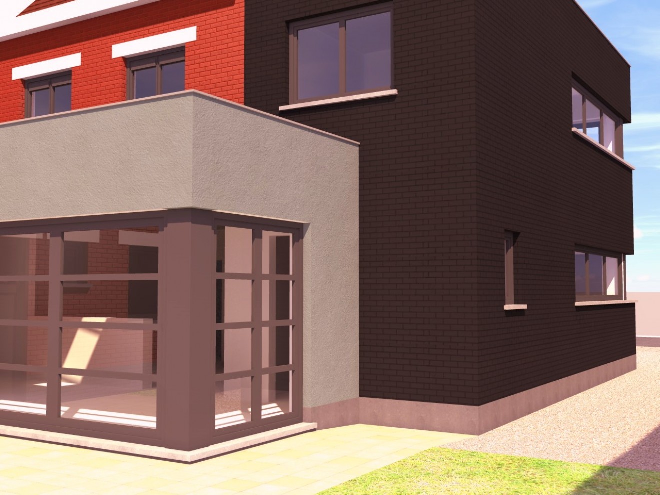 Architect- en ingenieursbureau Andries & Vuylsteke - Verbouwing woning Evergem