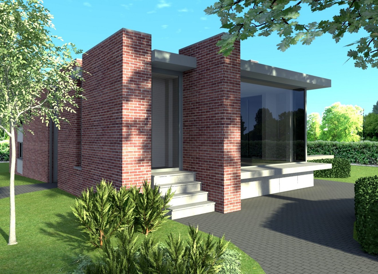 Architect- en ingenieursbureau Andries & Vuylsteke - Uitbreiding woning met dokterspraktijk