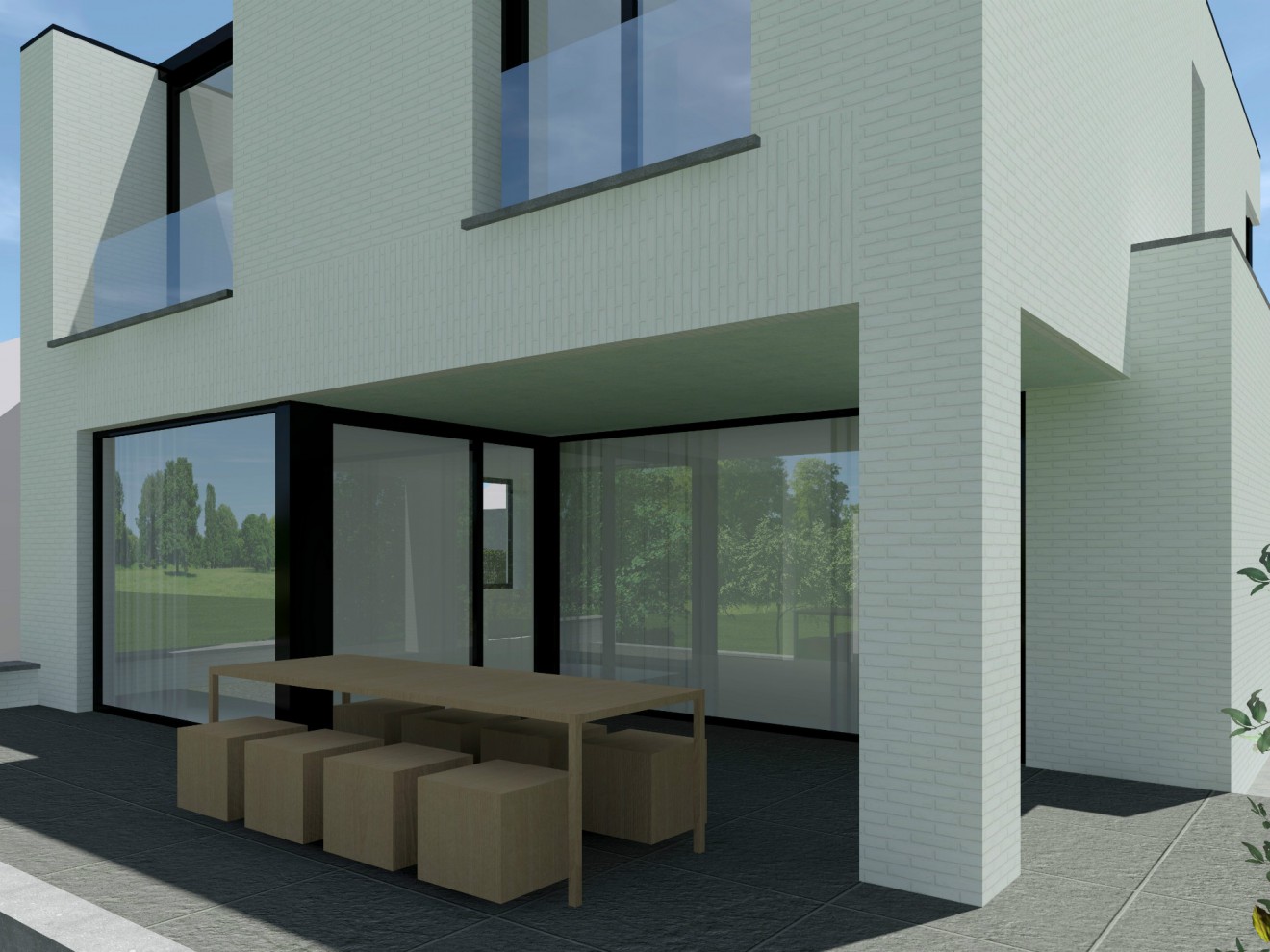 Architect- en ingenieursbureau Andries & Vuylsteke - Nieuwbouwwoning Semmerzake