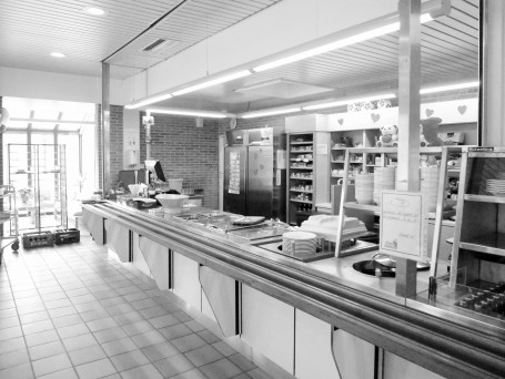 Architect- en ingenieursbureau Andries & Vuylsteke - Renovatie ziekenhuisrestaurant met vip ruimte.