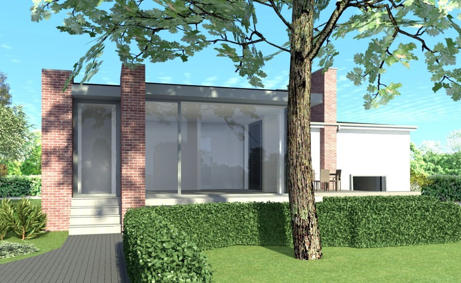 Architect- en ingenieursbureau Andries & Vuylsteke - Uitbreiding woning met dokterspraktijk