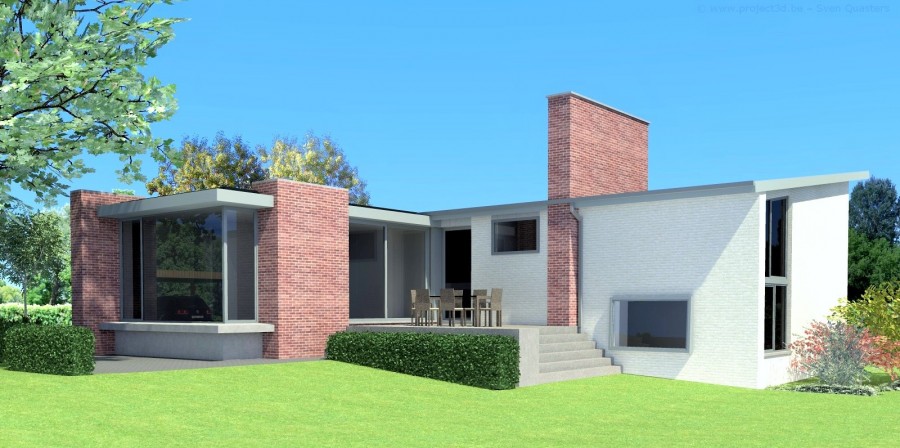 Architect- en ingenieursbureau Andries & Vuylsteke - Uitbreiding woning met dokterspraktijk